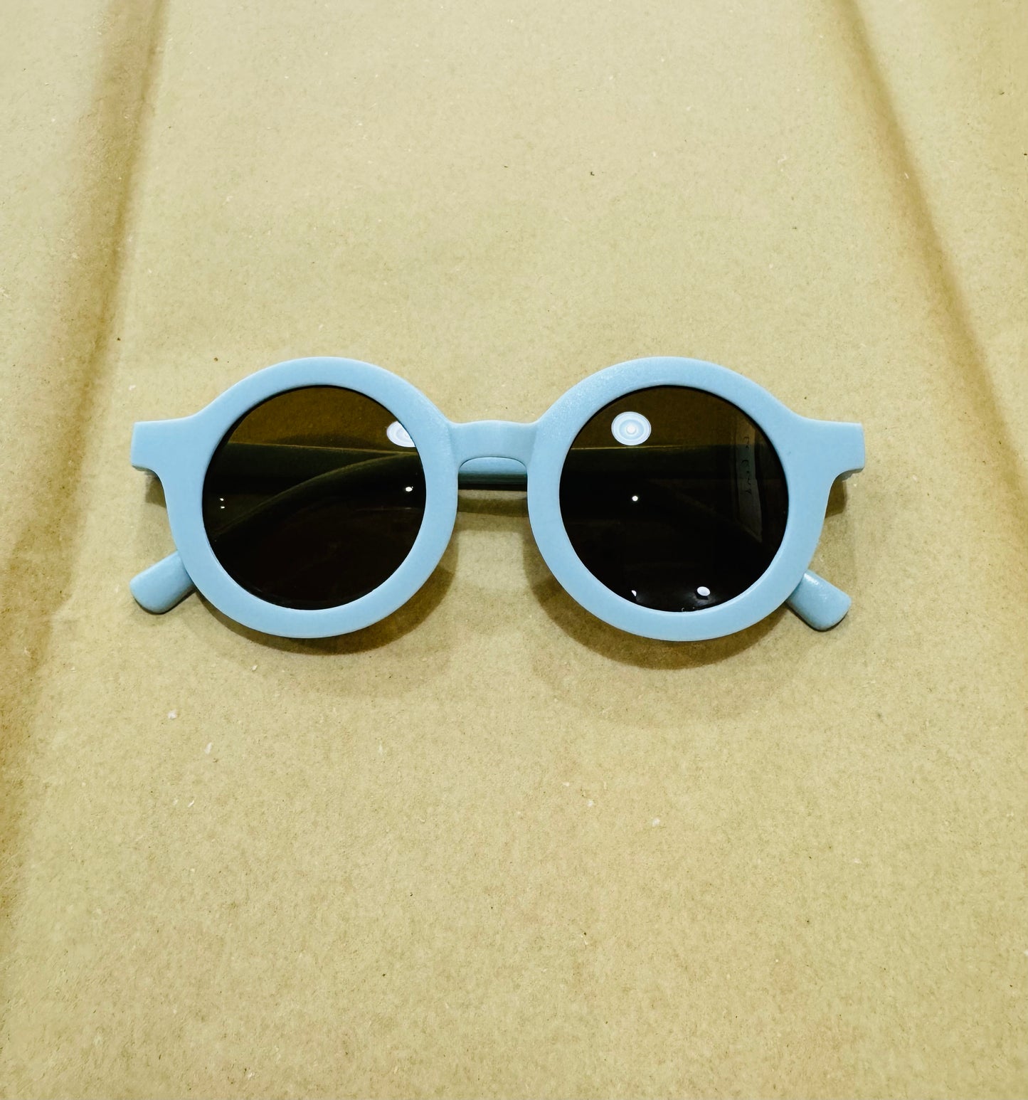 vintage round kids sunglasses - solid colors