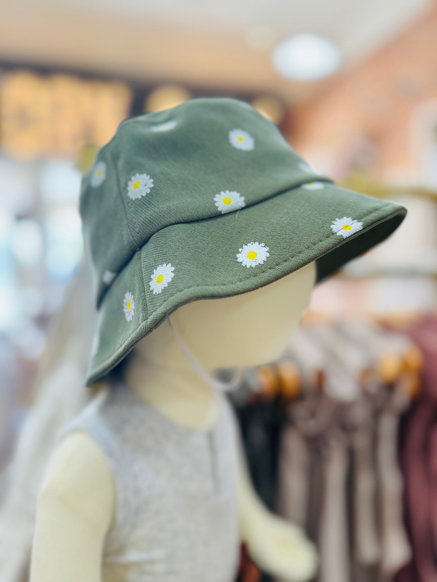 floral summer bucket hat