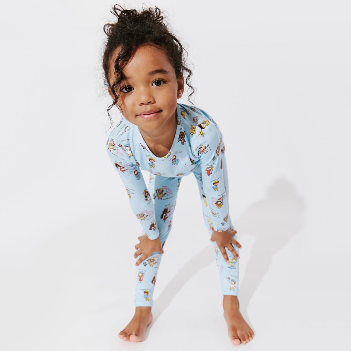 Goodnight World Bamboo Kids Pajamas