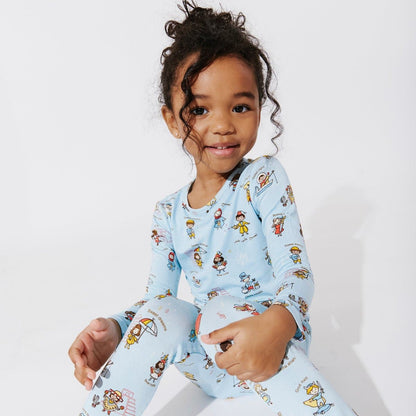 Goodnight World Bamboo Kids Pajamas