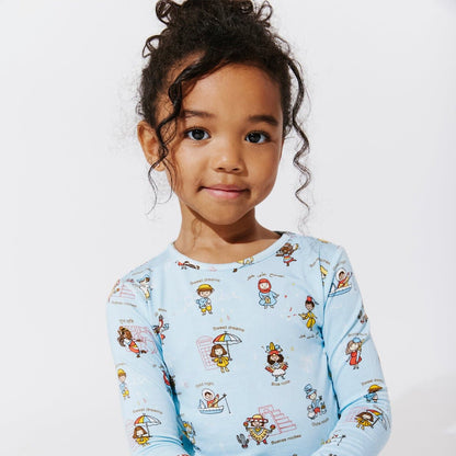 Goodnight World Bamboo Kids Pajamas