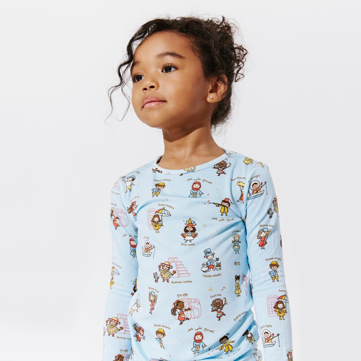 Goodnight World Bamboo Kids Pajamas