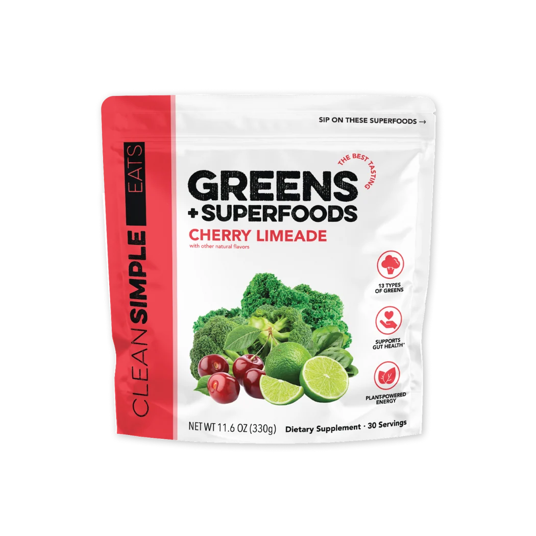 cherry limeade super greens mix | 30 servings