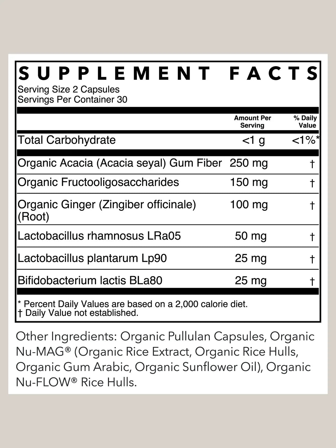 gut + digestive probiotic support