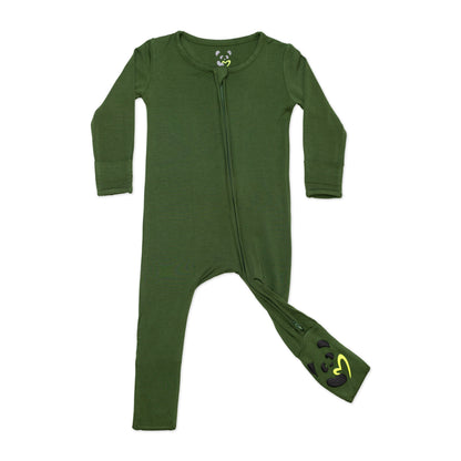 Evergreen Bamboo Convertible Footie - Ivory Soul
