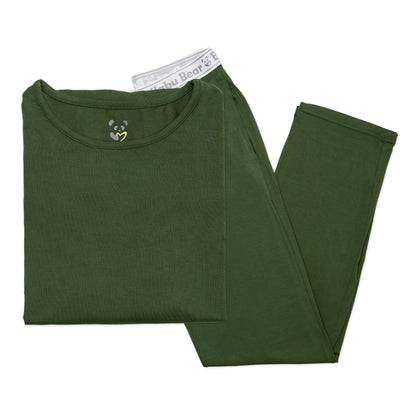 Evergreen Bamboo Men's Pajama Set - Ivory Soul