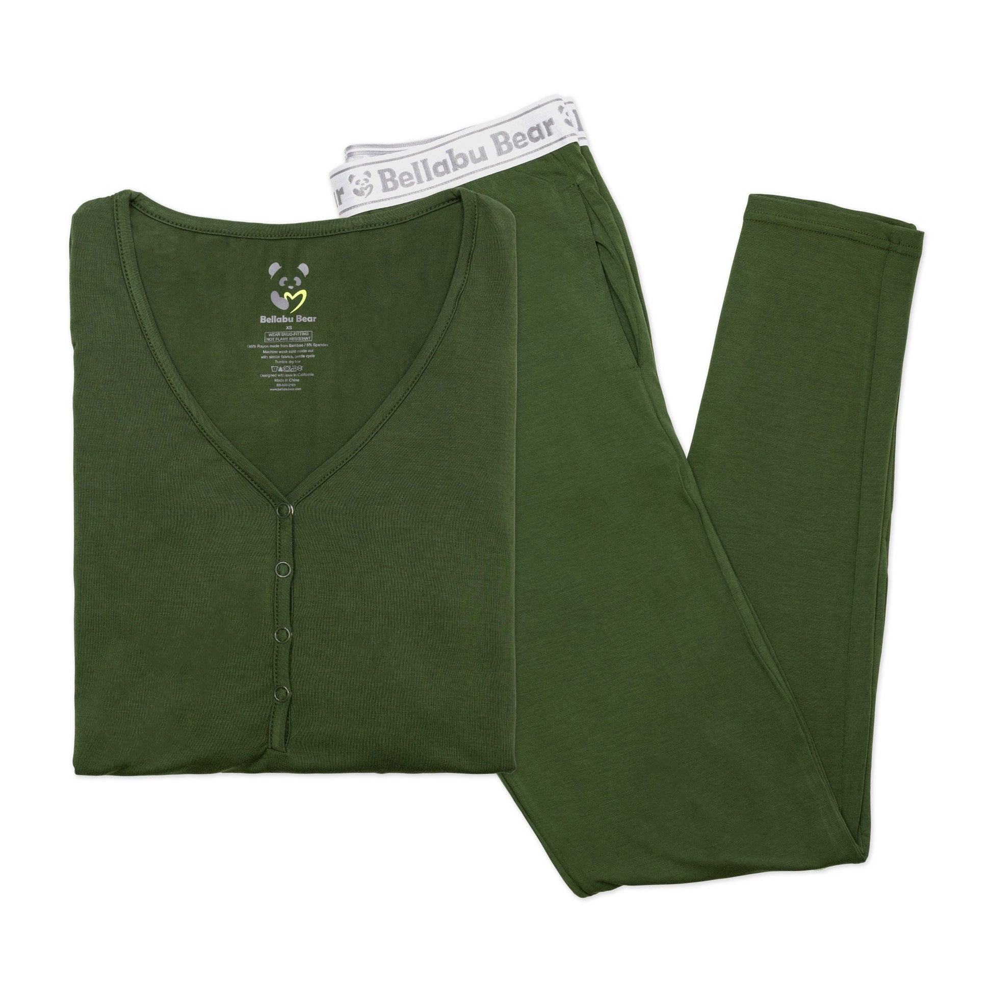 Evergreen Bamboo Women's Pajama Set - Ivory Soul