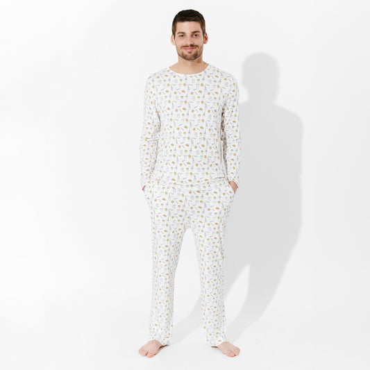 Milk & Cookies Bamboo Men's Pajama Set