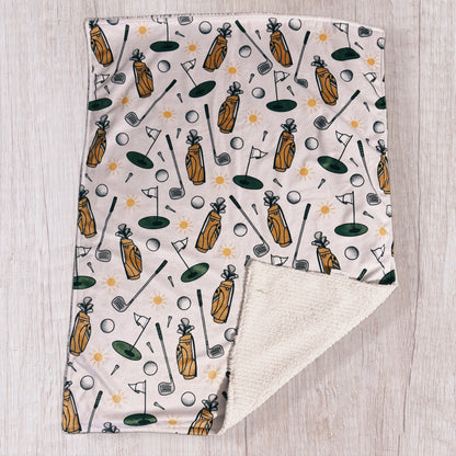 tee time toddler blanket | 27x37