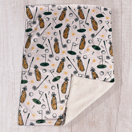 tee time toddler blanket | 27x37