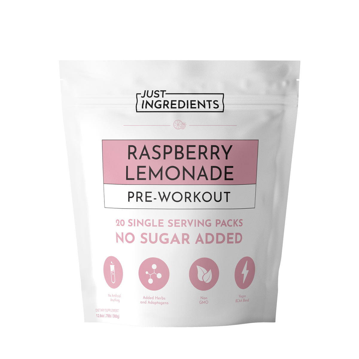 raspberry lemonade pre-workout | 20 single servings
