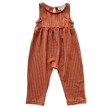 cora bubble jumpsuit - redwood