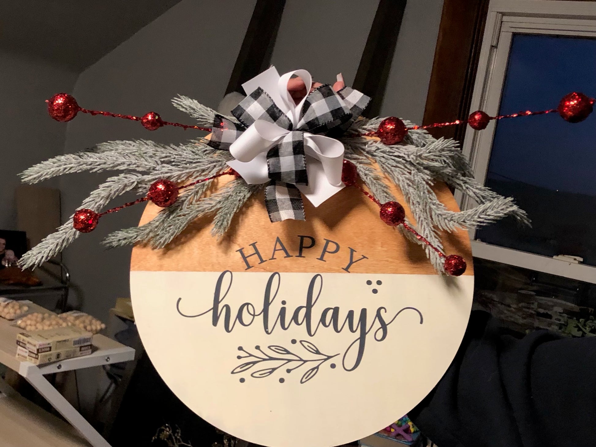 holiday door hangers - Ivory Soul