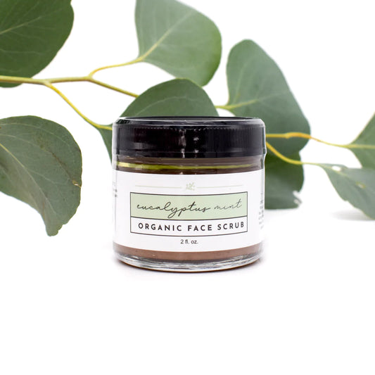 eucalyptus mint organic face scrub