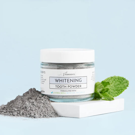 whitening remineralizing tooth powder -mint