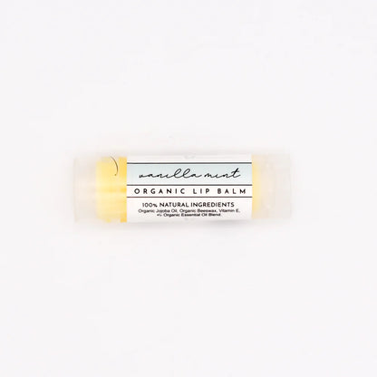 vanilla mint organic lip balm