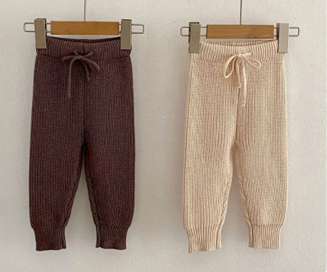 knit elastic waisted pants