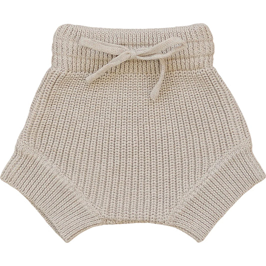 oatmeal knit bloomer