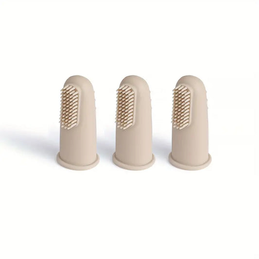 finger toothbrush- set of three