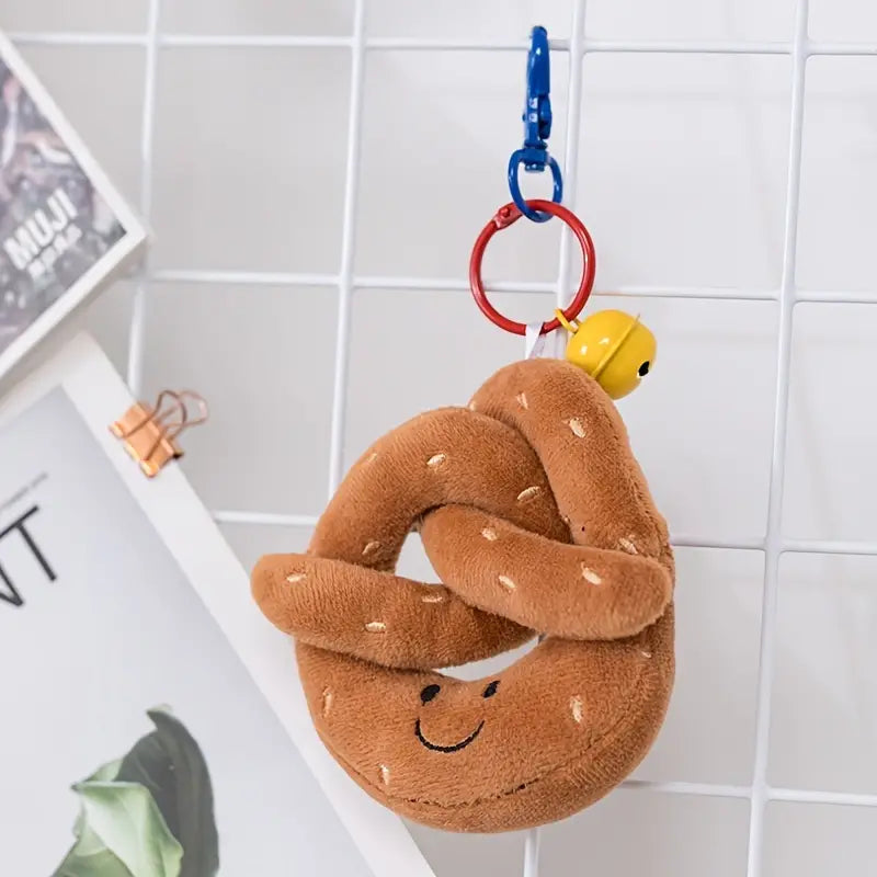 toast and pretzel plush toy