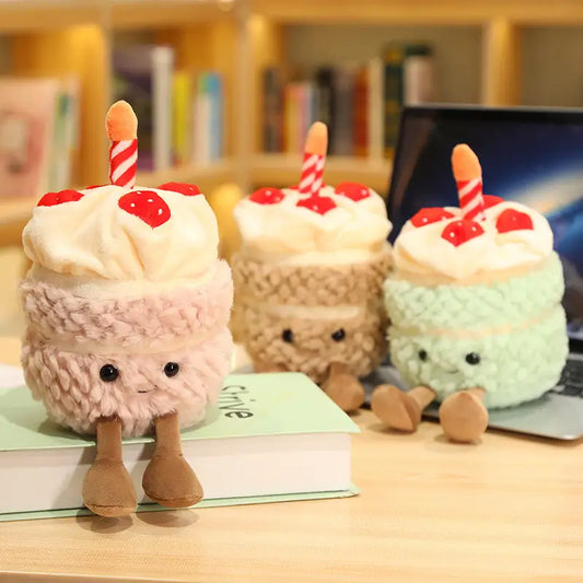 birthday cake plush toy