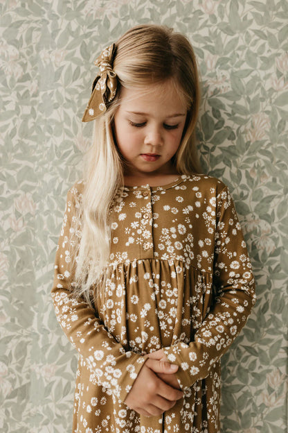 daisy floral organic cotton bridget dress