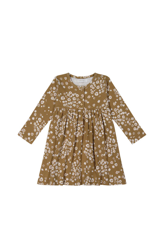 daisy floral organic cotton bridget dress