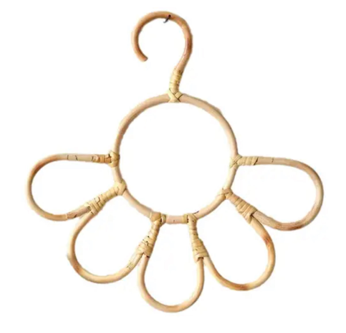 rattan kids hangers • flower