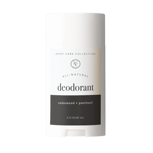 deodorant- cedarwood + patchouli