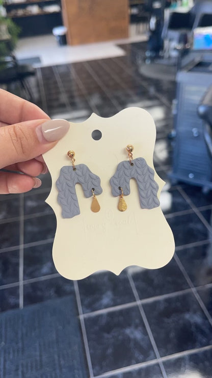 mystery dangle clay earring