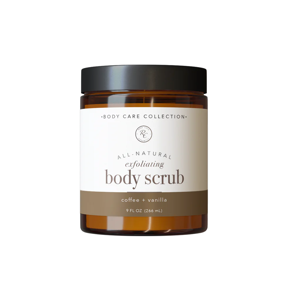 body scrub • coffee + vanilla