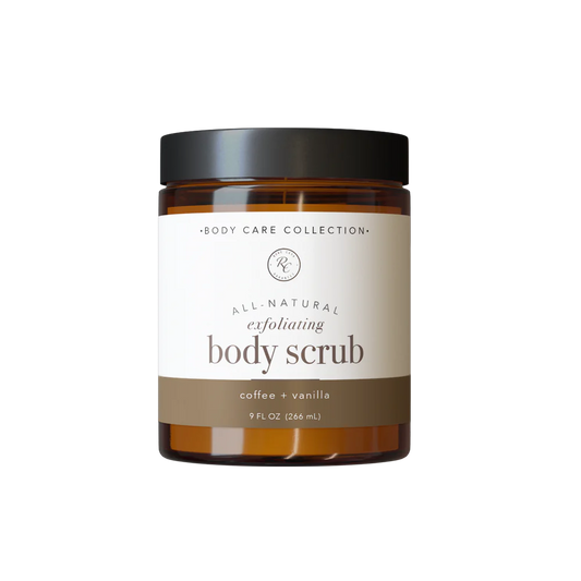 body scrub • coffee + vanilla