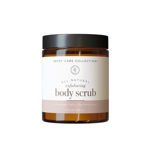 body scrub • himalayan salt + frankincense