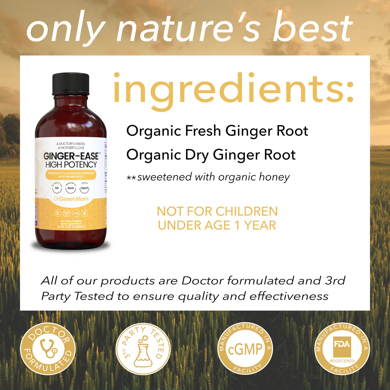 ginger-ease high protency