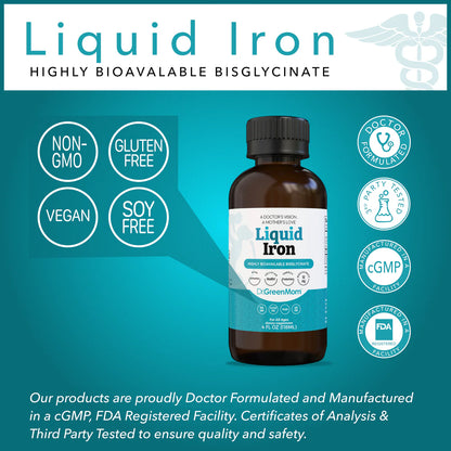 liquid iron