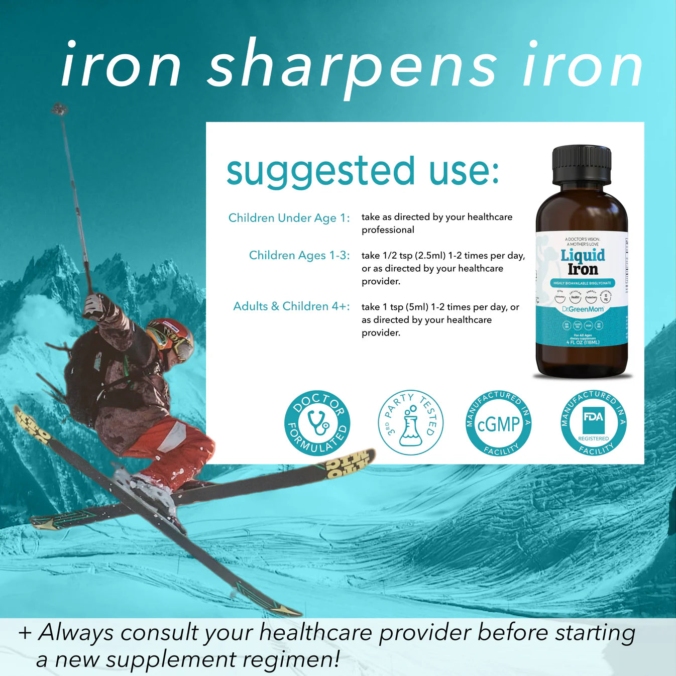 liquid iron