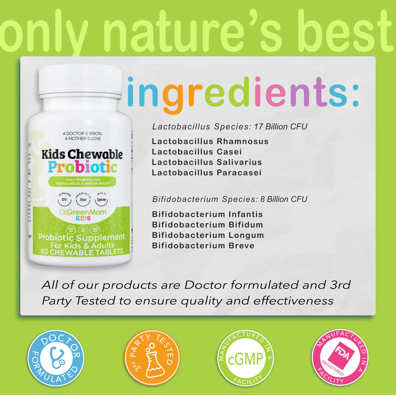 kids chewable probiotics