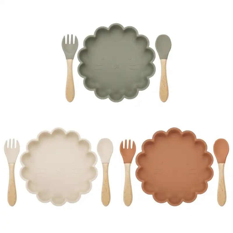 silicone baby tableware - Ivory Soul