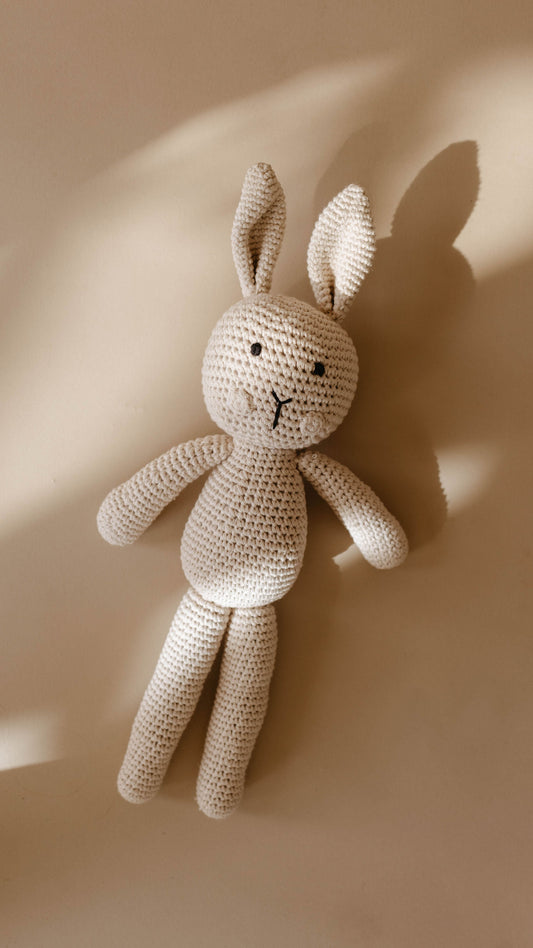 Honey the Bunny | Knit Doll - Ivory Soul