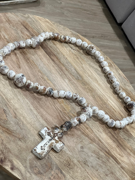 oversized decorative rosary