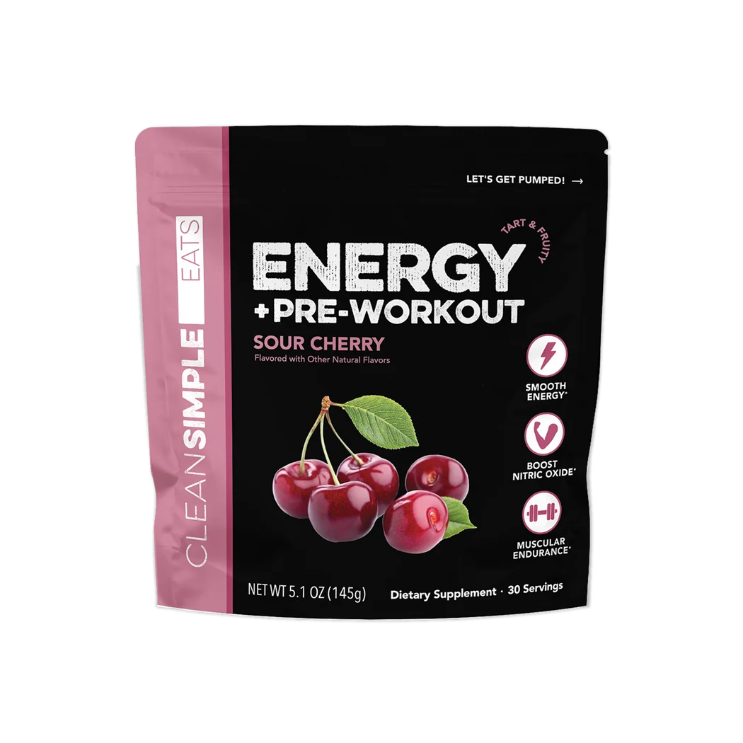 sour cherry energy + pre workout | 30 servings