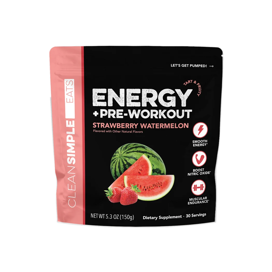 strawberry watermelon energy + pre workout | 30 servings
