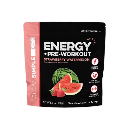 strawberry watermelon energy + pre workout | 30 servings
