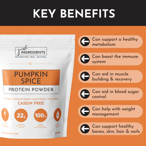 seasonal pumpkin spice protein powder