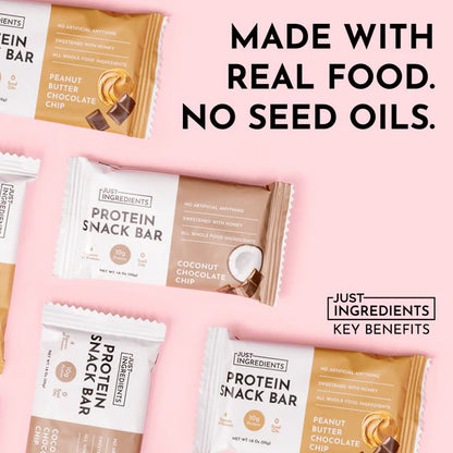 protein snack bars - coconut chocolate chip