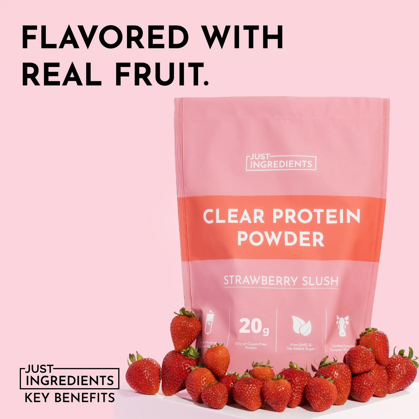strawberry slush clear protein powder