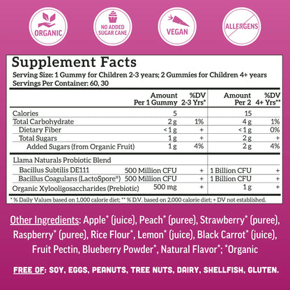 kids prebiotic + probiotic gummies