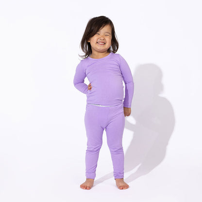 Lavender Bamboo Kids Pajamas