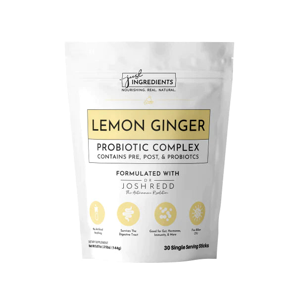 lemon ginger 3-1 probiotic complex - single serving