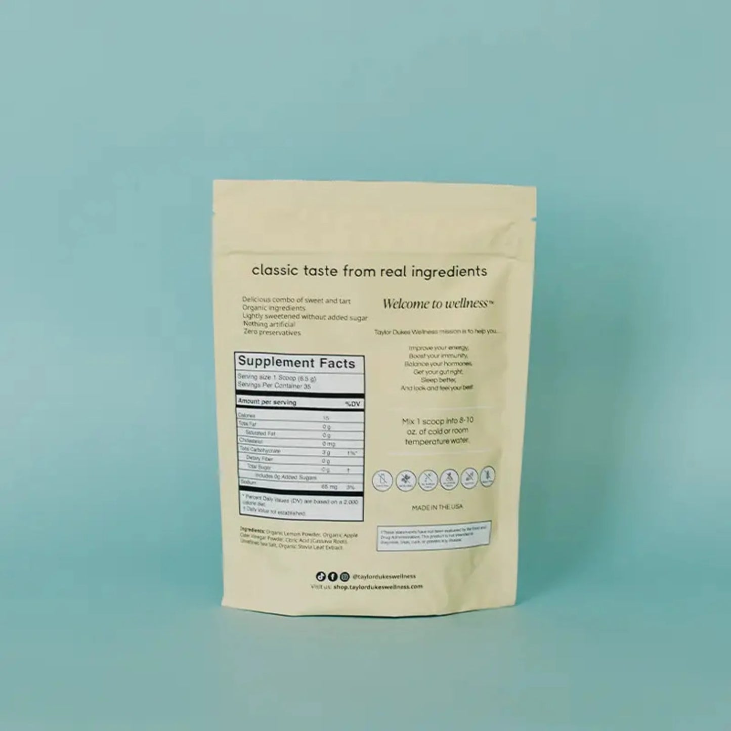 organic lemonade